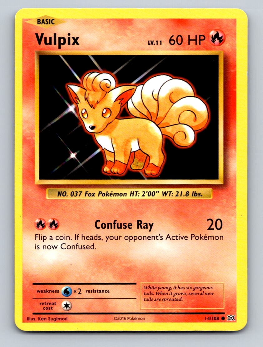 Vulpix Common XY - Evolutions 14/108 NM