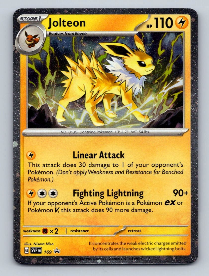 Pokemon Jolteon - (Cosmos Holo) Holo Rare SV: Scarlet & Violet Promo Cards 169