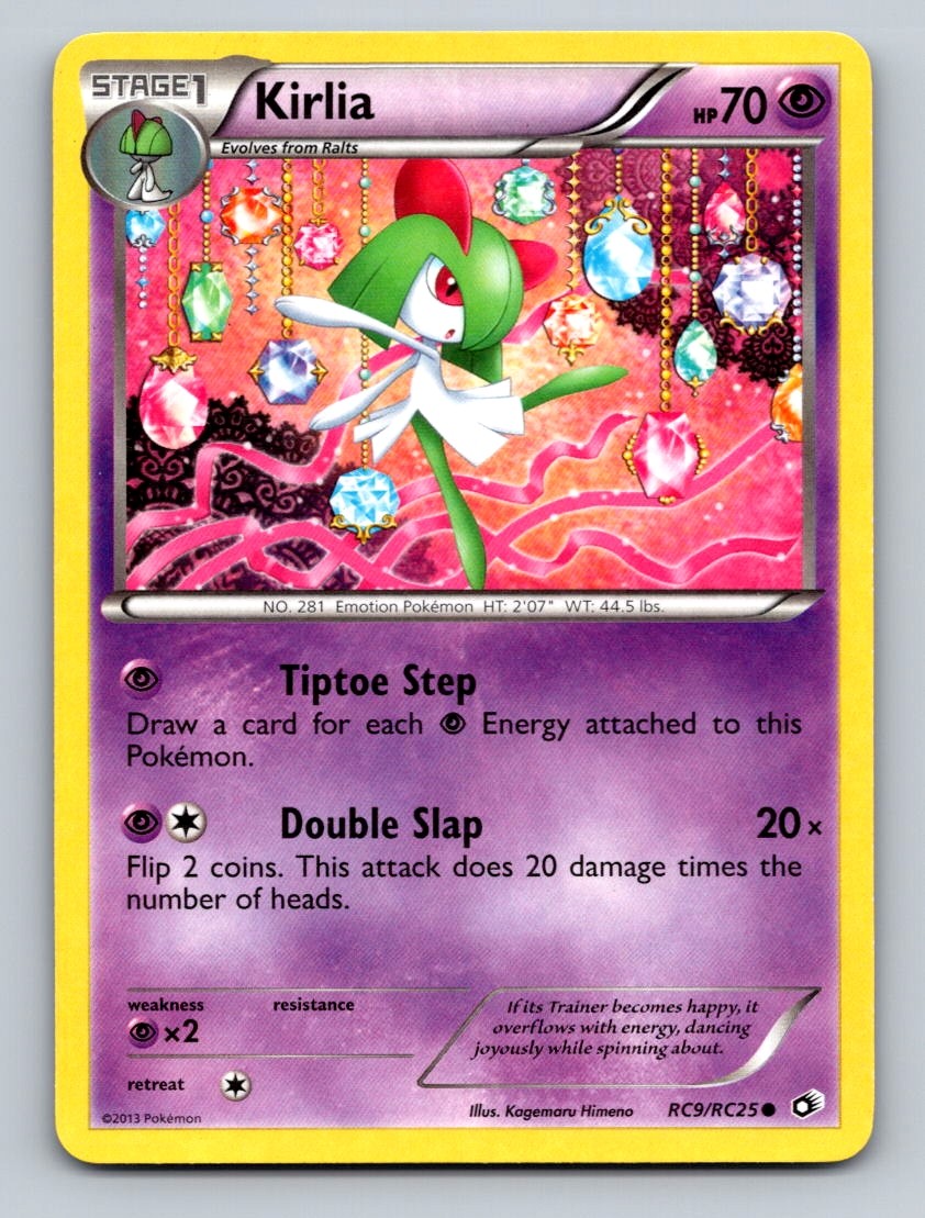 Pokemon TCG Kirlia Holo Common Legendary Treasures: Radiant Collection RC9/RC25