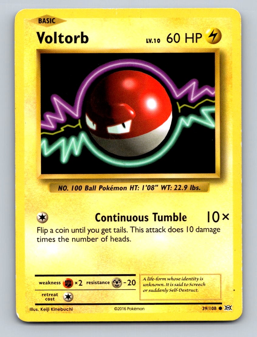 Voltorb Common XY - Evolutions 39/108 NM