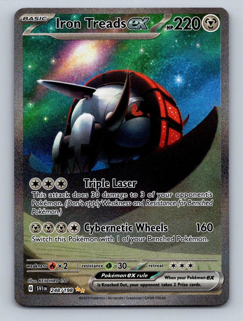 Pokemon TCG Iron Treads ex - Holo Special Illustration Rare SV01: Scarlet & Viol