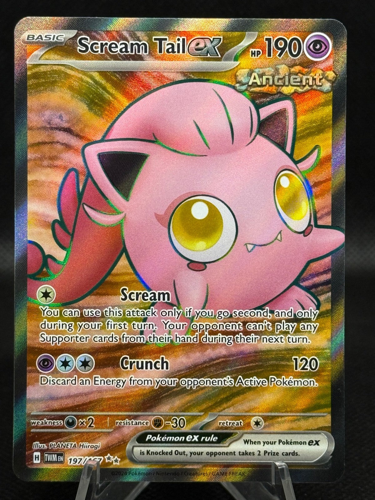 Scream Tail ex Holo Ultra Rare SV06: Twilight Masquerade 197/167 NM