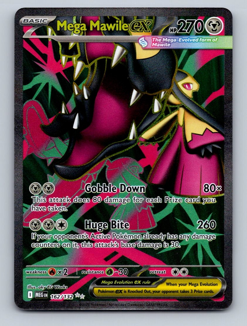 Pokemon TCG Mega Mawile ex - Holo Ultra Rare ME01: Mega Evolution 162/132
