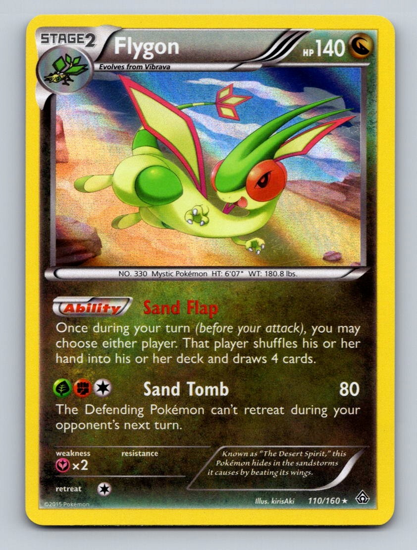 Pokemon TCG Flygon Holo Holo Rare XY - Primal Clash 110/160