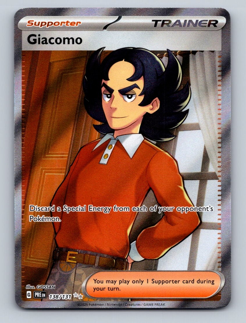 Giacomo Holo Ultra Rare SV: Prismatic Evolutions 138/131 NM