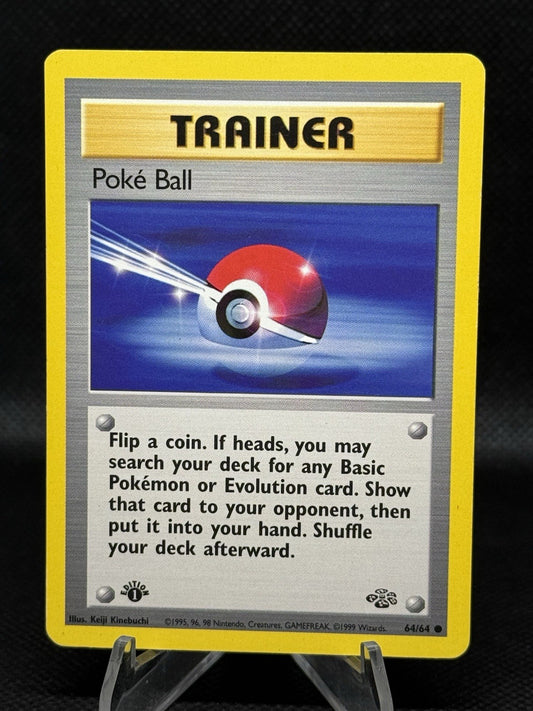 1999 | Pokémon Jungle | Poké Ball Trainer 1st Edition | 64/64