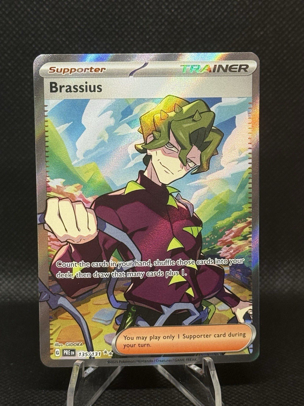 Brassius 135/131 Prismatic Evolutions (PRE) NM Full Art Pokemon Card