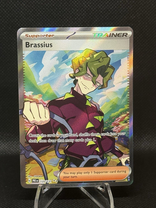 Brassius 135/131 Prismatic Evolutions (PRE) NM Full Art Pokemon Card