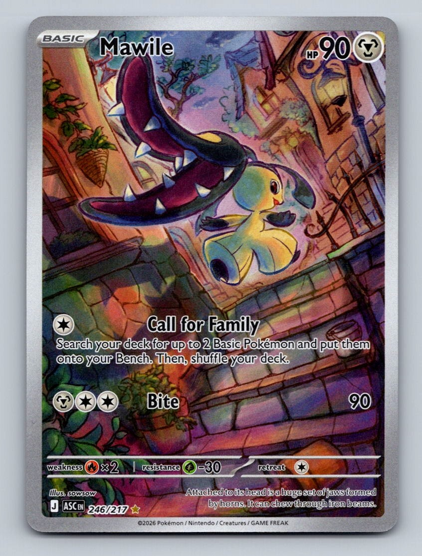 Pokemon TCG Mawile Holo Illustration Rare ME: Ascended Heroes 246/217