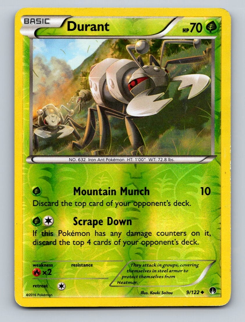 Durant Reverse Holo Uncommon XY - BREAKpoint 9/122