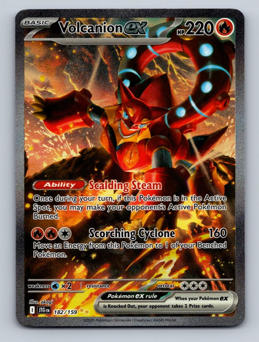 Pokemon TCG Volcanion ex Holo Special Illustration Rare SV09: Journey Together 1