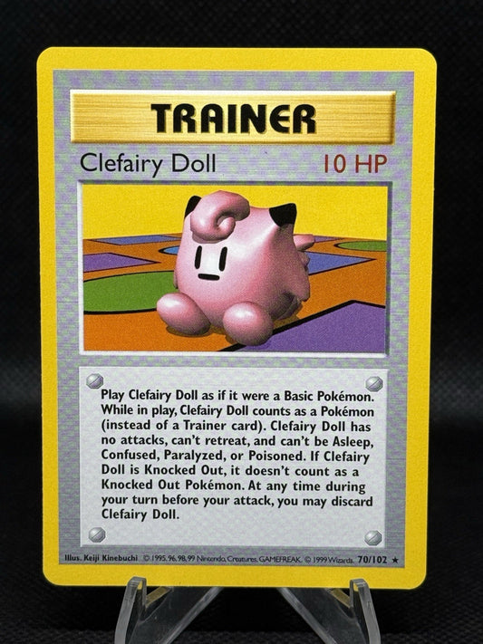 Clefairy Doll First Edition Base Set 70/102 Pokemon