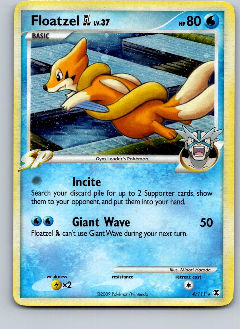 Floatzel GL Holo Holo Rare Rising Rivals 4/111 NM