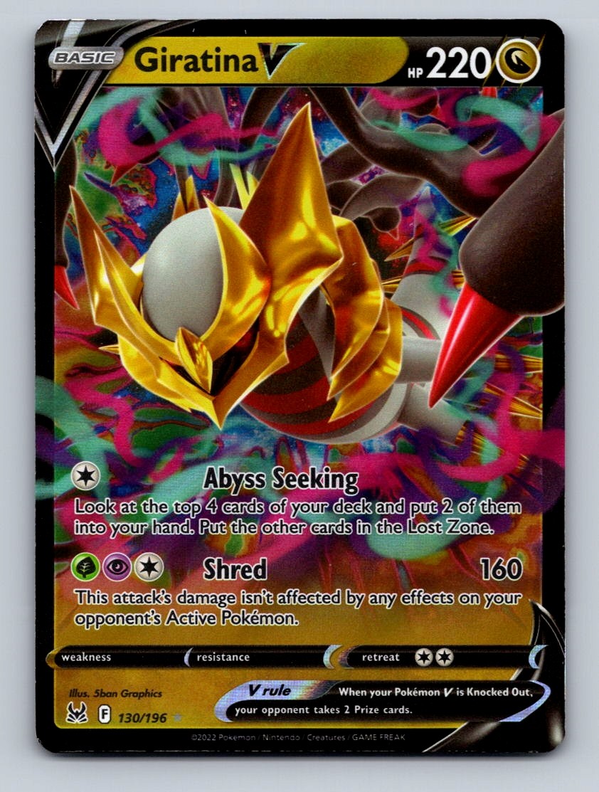 Giratina V Holo Ultra Rare Prize Pack Series Cards 130/196 NM