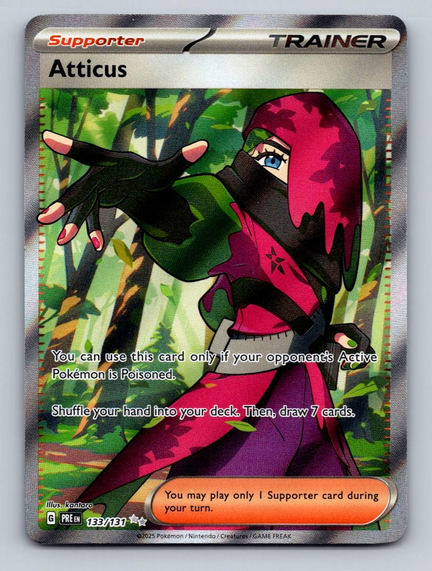 Pokemon TCG Atticus - Holo Ultra Rare SV: Prismatic Evolutions 133/131