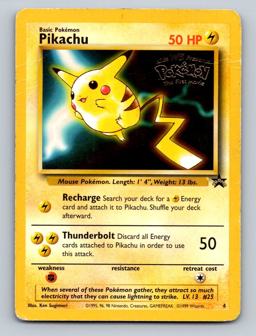 Pokemon TCG Pikachu (Movie Promo) Promo WoTC Promo 04/53