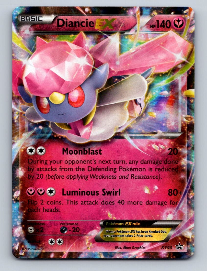 Pokemon TCG Diancie EX Holo Promo XY Promos XY43