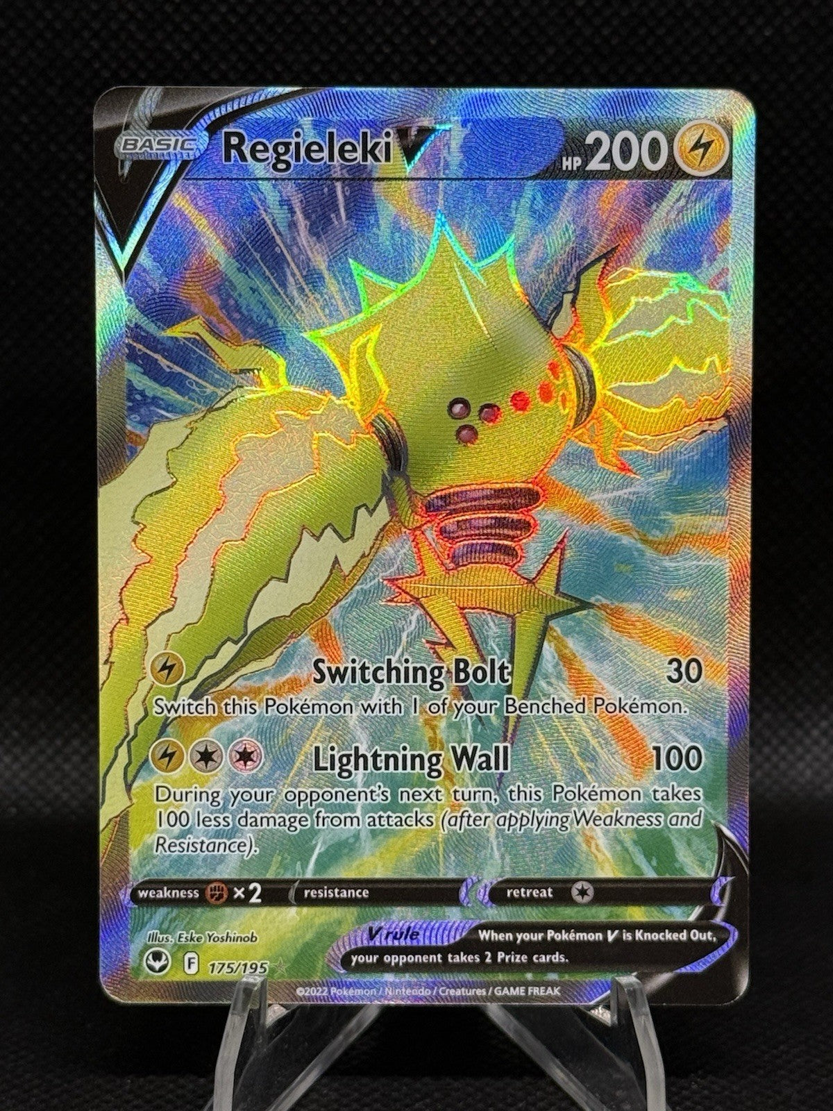 Regieleki V (Full Art) 175/195 Swsh12: Sword & Shield - Silver Tempest Holo