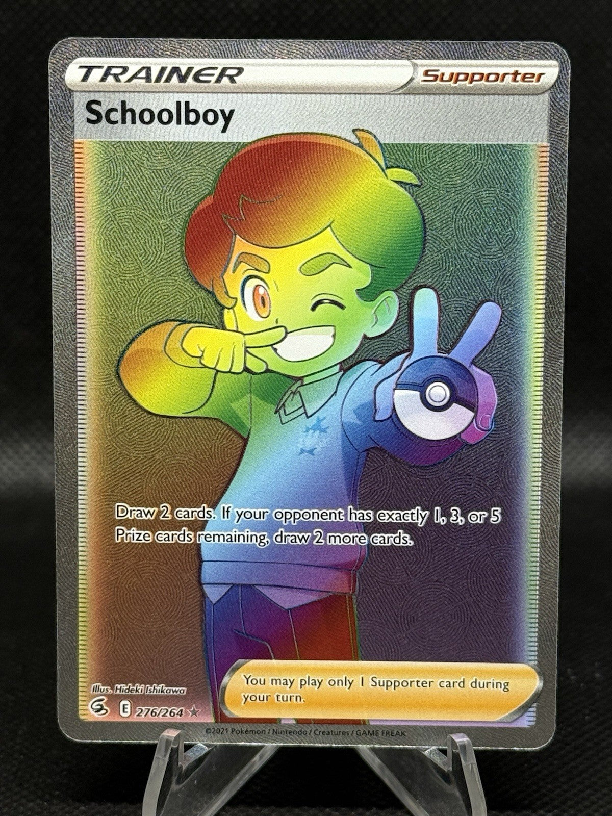 Schoolboy (Secret) 276/264 Swsh08: Fusion Strike Holo