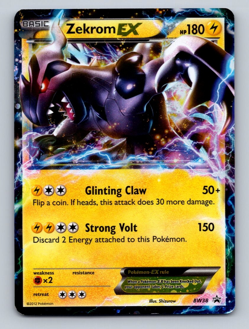 Pokemon TCG Zekrom EX Holo Ultra Rare Next Destinies 51/99