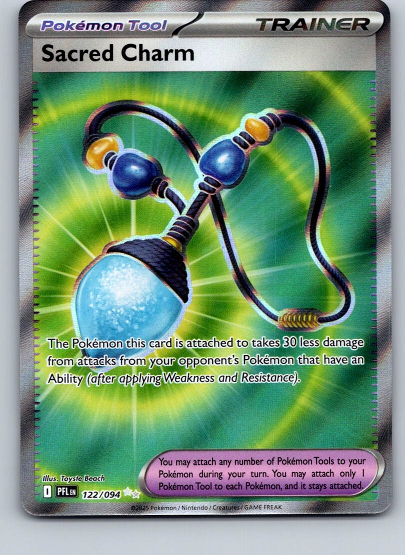 Sacred Charm Holo Ultra Rare ME02: Phantasmal Flames 122/094 NM