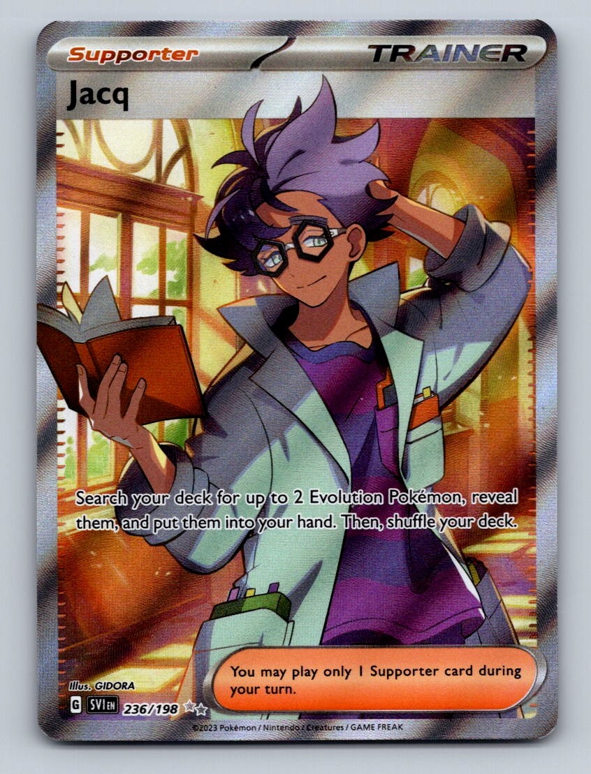 Jacq Holo Ultra Rare SV01: Scarlet & Violet Base Set 236/198 NM