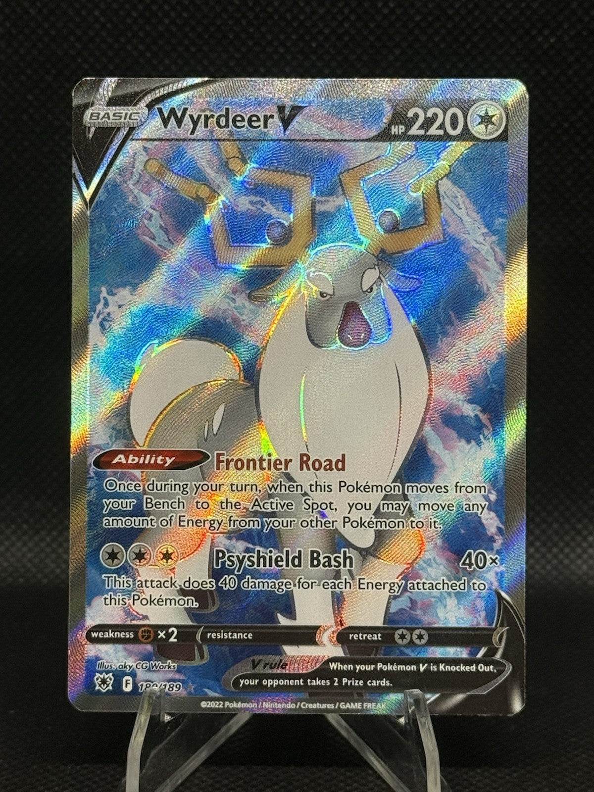 Wyrdeer V (Full Art) 180/189 Swsh10: Astral Radiance Holo 2022
