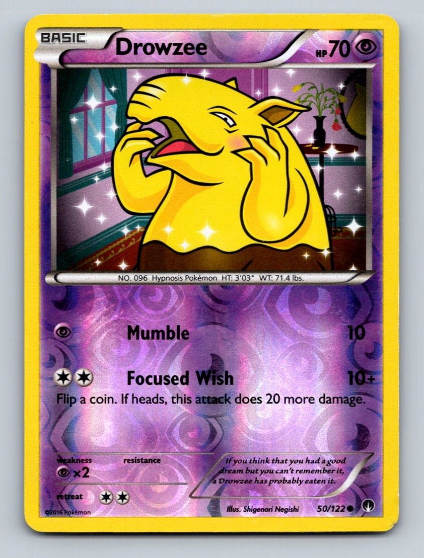 Drowzee Reverse Holo Common XY - BREAKpoint 50/122