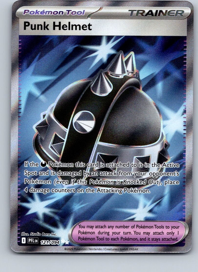 Punk Helmet Holo Ultra Rare ME02: Phantasmal Flames 121/094 NM
