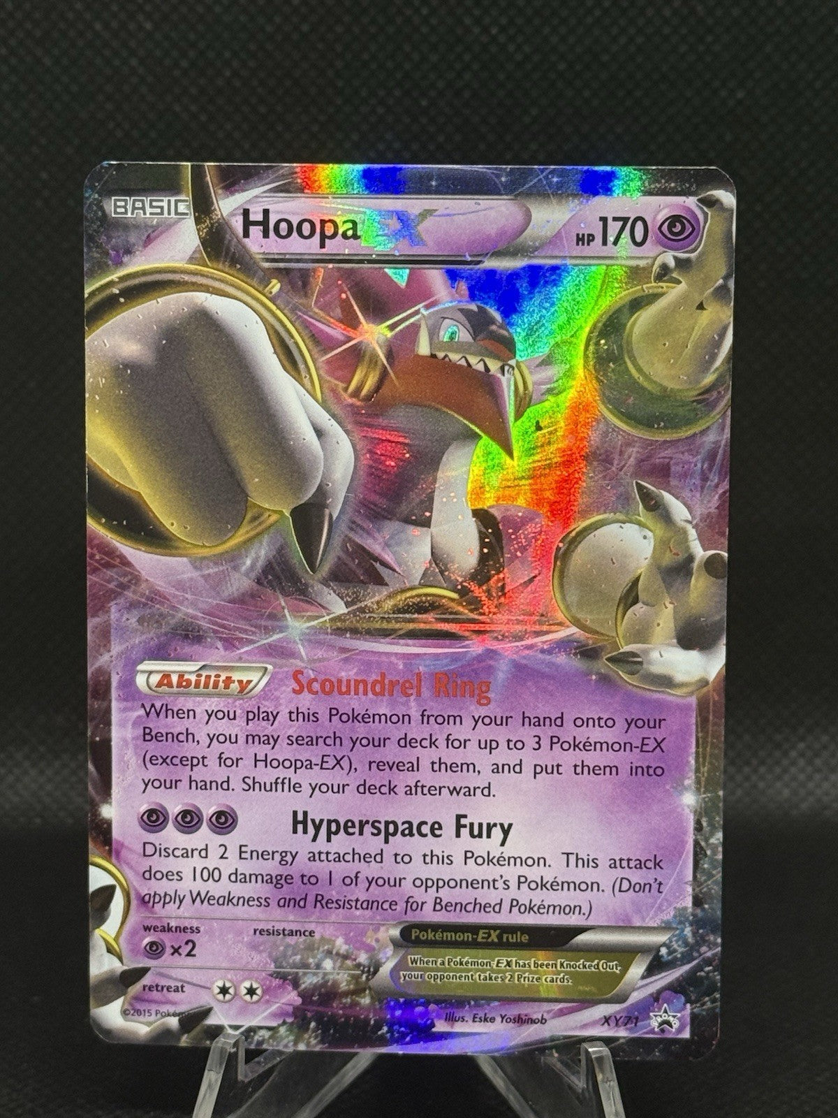 Hoopa EX XY71 XY Black Star Promo Holo Near Mint