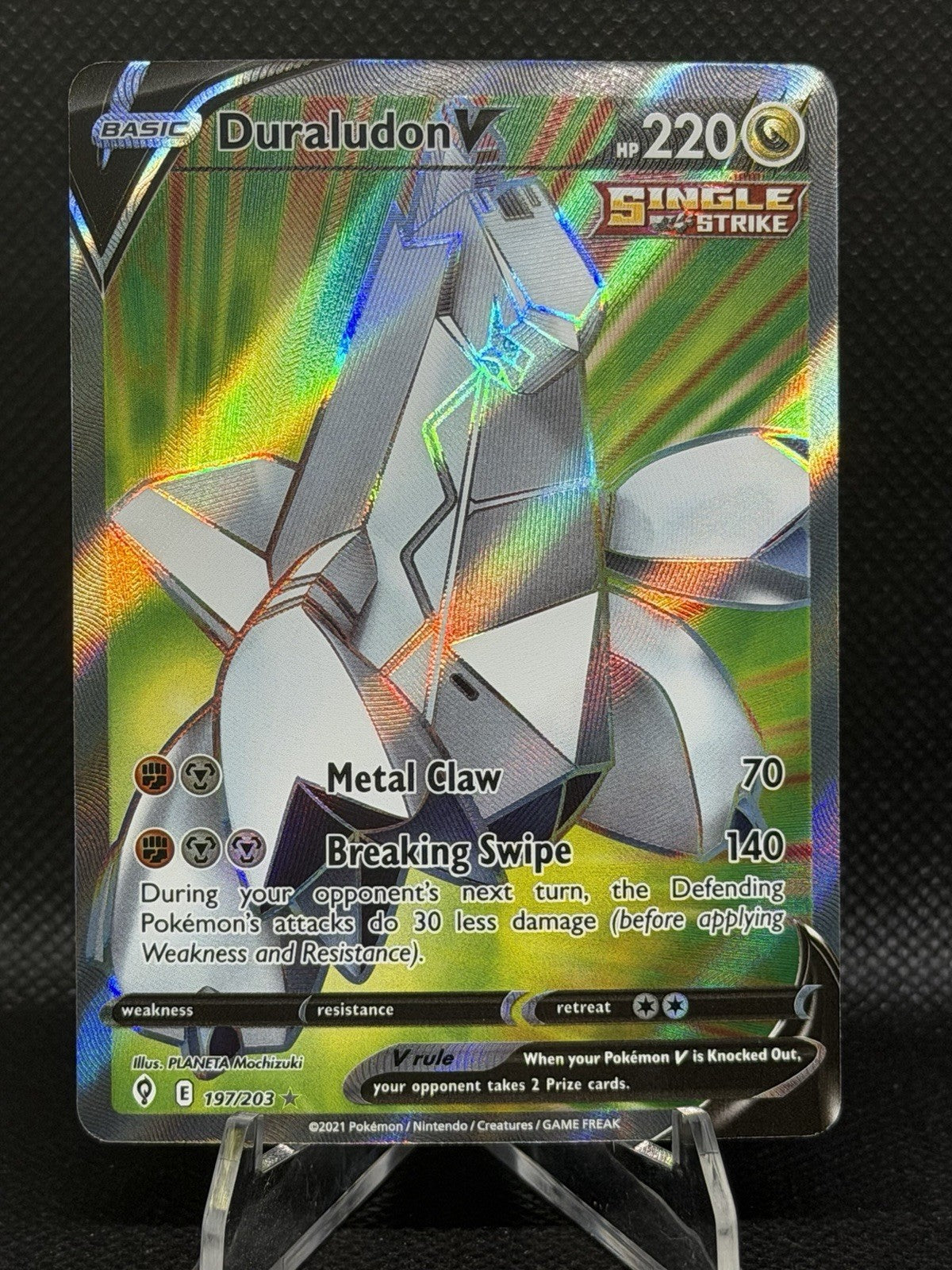 Duraludon V 197/203 Full Art Evolving Skies Pokémon English Near Mint