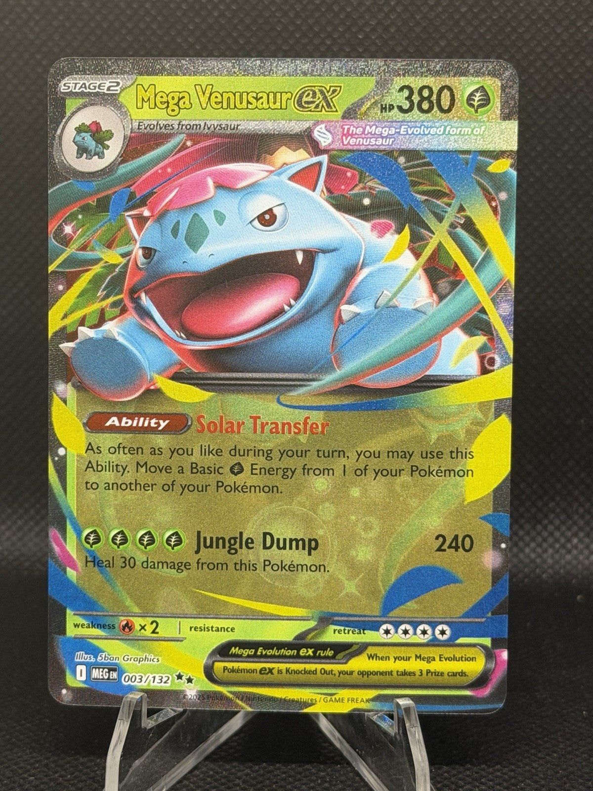 ✨Mega Venusaur ex NM Pokémon Card Mega Evolution 003/132✨